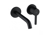 Смеситель для раковины Kludi Nova Fonte Pura, внешняя часть, черный матовый, 18 см, 202443915