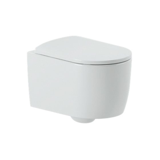 Чаша подвесного унитаза ARTCERAM, Monet, Rimless 36x52 см, белый MNV001 01 00