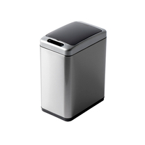 100298691 Noken Square ведро д/мусора с сенсором, 8л, нержавеющая сталь (350х260х165)