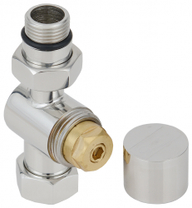 Вентиль прямой (под шестиграник) G1/2 HPxG3/4, хром 00-1405-1234