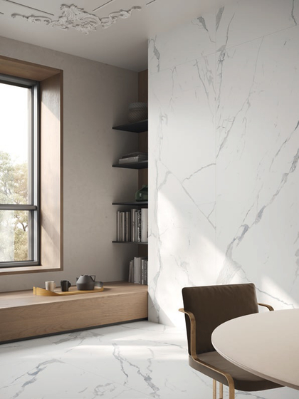 Stellaris Statuario White Lap керамогранит Italon 60x120