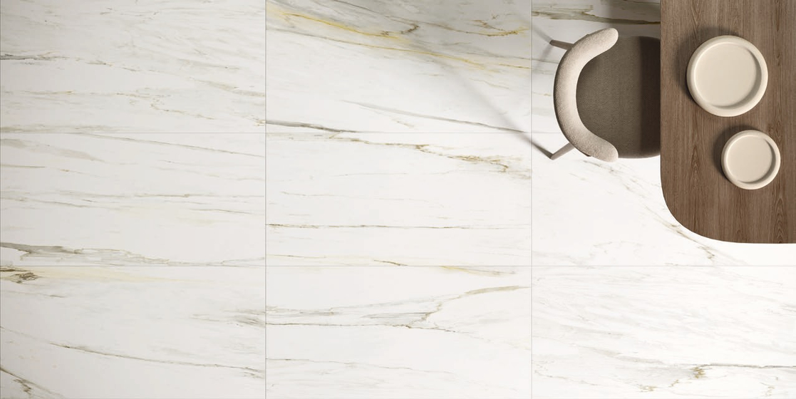 Stellaris Carrara Ivory Nat керамогранит Italon 60x120