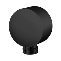 100213267 Noken Liberty Подвод воды настенный, для гибкого шланга, без держателя, черный