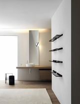 Настенная полка K by Laufen черный 3.8533.0.091.000.1