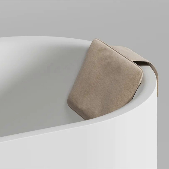 Подушка для ванны Salini 355x495x70 мм 100% олефин, кварцевый песок 1904201С Cappuccino