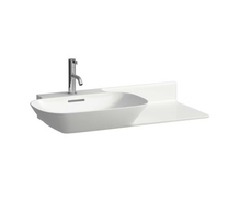 Раковина подвесная Laufen Ino, 90x45 см, LCC, полочка справа, белая, 8.1330.2.400.104.1