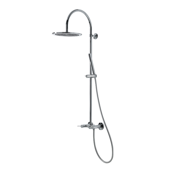 100280346 Душевая стойка без термостата Noken Lignage Luxe, хром