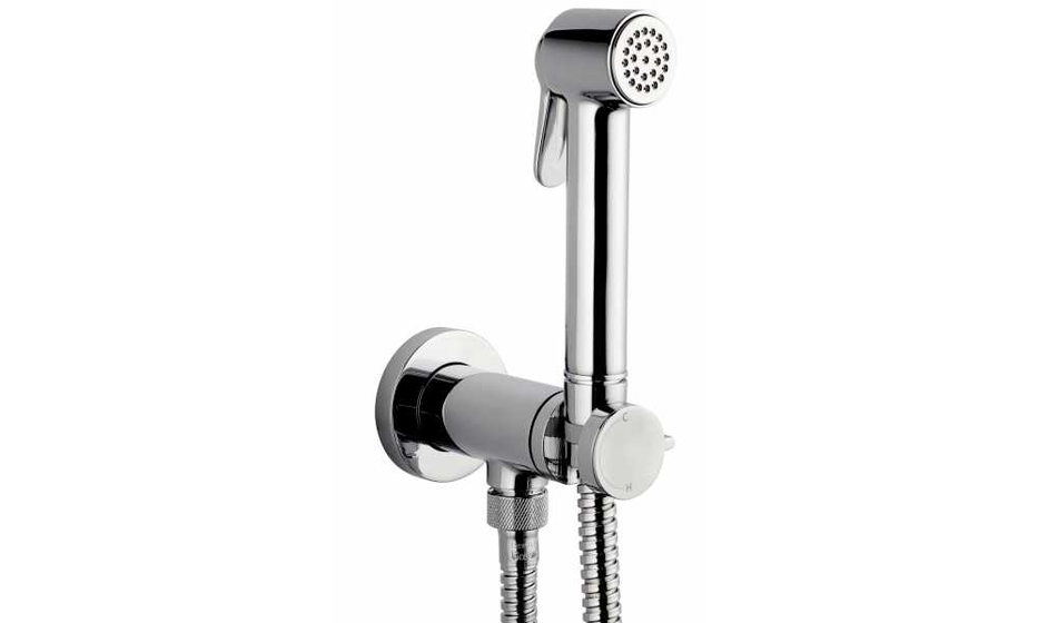 Гигиенический набор Paloma Brass, Хром, E37011B.030 прогрессивный смеситель, лейка, шланг 125 см