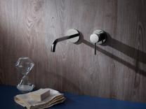 F3051WLX9CR Spillo Up Смеситель для раковины настенного монтажа, излив 200 мм, Chrome