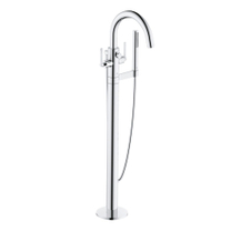 Смеситель для ванны напольный Nova Fonte, внеш.часть, хром, арт.205900515 + блок 88088