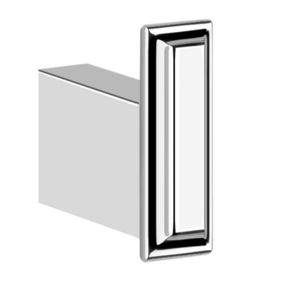 46521 крючок Gessi Eleganza, цвет 031 хром