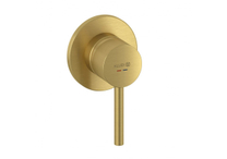 Встраиваемый смеситель для душа Kludi Bozz, брашированное золото, 38925N076