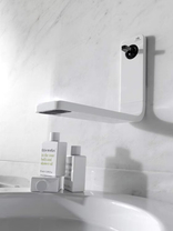 100073039 Noken Lounge Смеситель для раковины из стены, белый