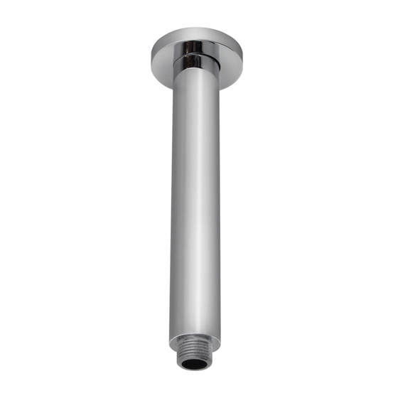 100090331 Noken Rondo Кронштейн потолочный для душевой лейки, круглый, 20 см, хром