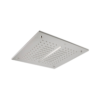 100259100 Noken Square Верхний душ встраиваемый в потолок с функцией дождя и каскада, 40х40 см, хром