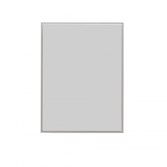 Зеркало Oasis Miro 1050x800x50 (0MRSP105BN) алюмин.белая рама со светодиод.подсветкой вверху+выкл.