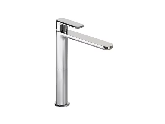Смеситель для раковины на 1 отверстие, высокий h271мм, без д/к, хром, CISAL, LineaViva LV00354021