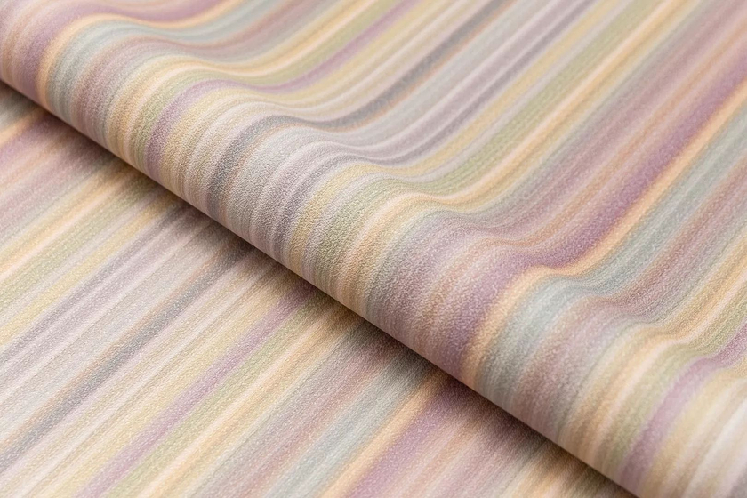 KM8315 Обои виниловые на флизелиновой основе Фреш мотив, разноцветный  полоса Kerama Marazzi