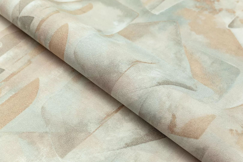 KM8318 Обои виниловые на флизел.  основе Фреш мотив, зеленый абстракция Kerama Marazzi