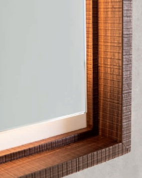 Зеркало Oasis My Sun 1230x600x80 мм (0MSSP123E) E012 Walnut, подсветка, выключатель