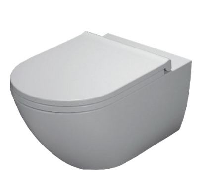 Унитаз Cielo Enjoy подвесной EJVSK rimless, сиденье CPVEJNEWF микролифт, Gloss White белый глянец