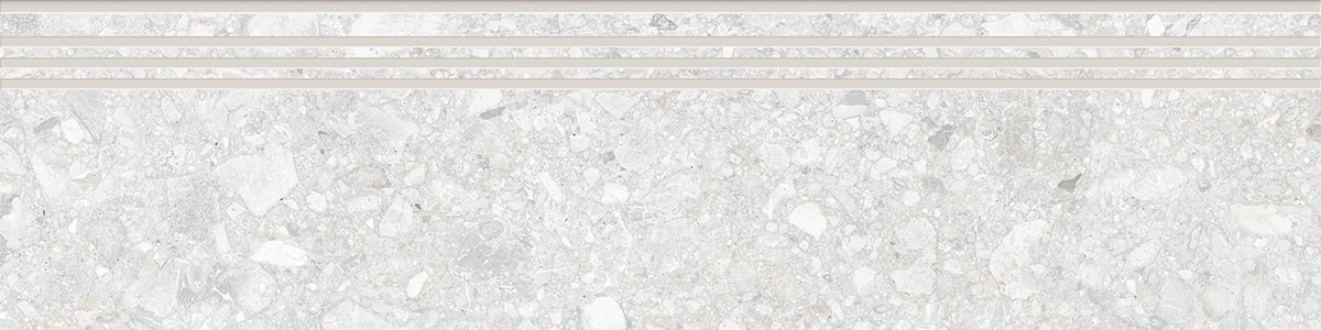 Ступень Стандарт Граните Герда Белый MR Матовый 30x120