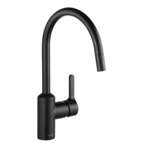 Смеситель для кухни Kludi Bingo Star, с выдвижным изливом, черный матовый, 428513978