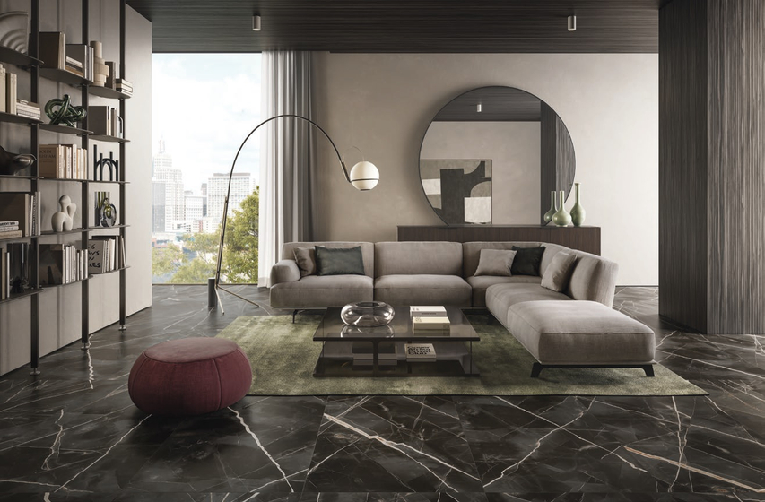 Stellaris Absolut Black Nat керамогранит Italon 60x120