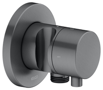 Встраиваемый запорный вентиль Keuco IXMO, 2 потребителя, Хром черный шлифованный, 59557 131201