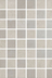 MM8346  Декор Туф мозаичный бежевый светлый глянцевый Kerama Marazzi 20x30