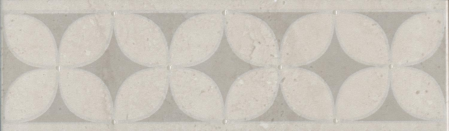 OS/A217/8340 Бордюр Туф  бежевый светлый глянцевый Kerama Marazzi 20x5.7