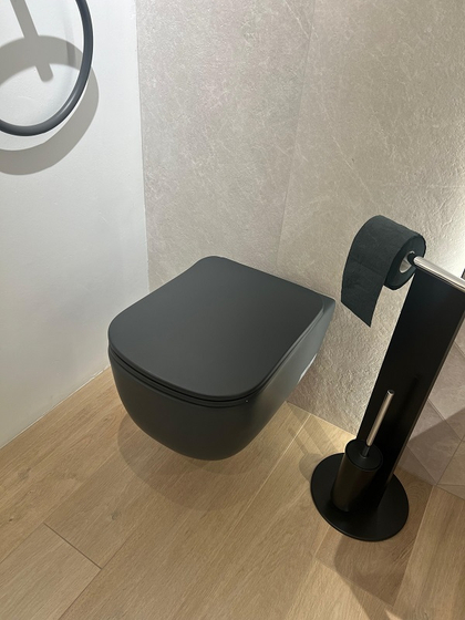 Унитаз Cielo Shui Comfort подвесной SHCOVSK rimless,сиденье CPVSHCOTF микролифт,цвет Basalto