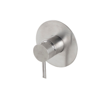 100283371 Noken Round Inox Наружная часть встроенного смесителя для душа, полированная нержавеющая сталь