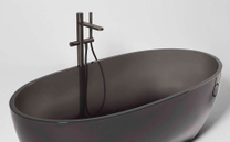 ND903SA AntonioLupii Indigo Напольный смеситель д/ванны, Satin steel