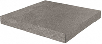 DD600520R/GCA Ступень угловая клееная Про Стоун серый темный обрезной Kerama Marazzi 33x33