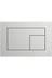 9240734 TECE Velvet Панель смыва с двумя клавишами, цвет каменно-серый