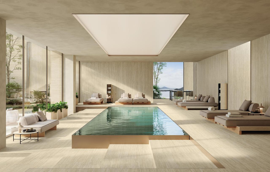 Marvel T Romano Sand Matt керамогранит 6 mm Atlas Concorde 120х278