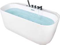 Ванна HB1609-7 акриловая(1700х800х600) свободностоящая, смеситель в комплекте