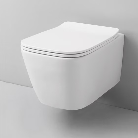 Чаша подвесного унитаза ARTCERAM, Mini Rimless 36x45.5 см, белый ASV005 01 00