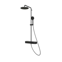 100291204 Душевая стойка с термостатом Noken Touch&Feel Round, черная