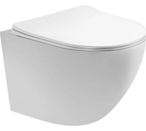 Унитаз подвесной белый Cetus W Short Rimless LX-1900, (249710)