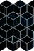 T017/14026 Греппи черный мозаичный Kerama Marazzi 45х37,5