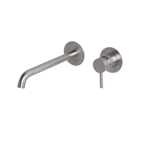 100283348 Noken Round Inox Наружная часть встроенного смесителя для раковины, полированная нержавеющая сталь