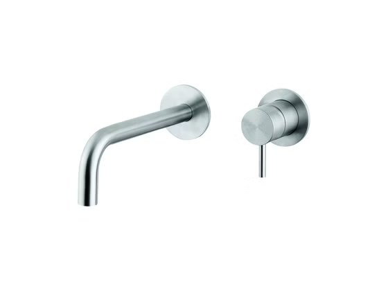 Смеситель для раковины CISAL, Xion, из стены, излив 250 мм, цвет нержавеющая сталь, XI002511D1