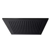 100213281 Noken Neptune Slim Верxний душ с шаровым соединением, 29,5х29,5 см, черный