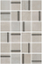 MM13130 Декор Гварди 1 мозаичный сер. светлый мат. обрезной Kerama Marazzi 30x30
