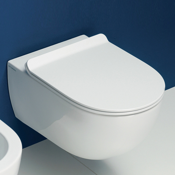 Унитаз подвесной Flaminia App Gosilent (AP118S + QKCW09) сидение микролифт, White 54х36х27