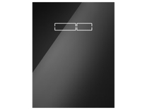 9650003 TECE Lux Стеклянная панель с сенсорным блоком управления sen-Touch, стекло черное