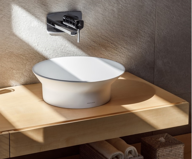 Раковина SP Tono на столешницу d=40 100193480 белая, матовая