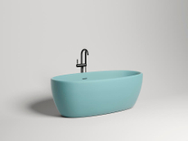Ванна отдельностоящая Salini Luce, Solix, 1700х850х580, Pastel turquoise RAL 6034, 100121MRF